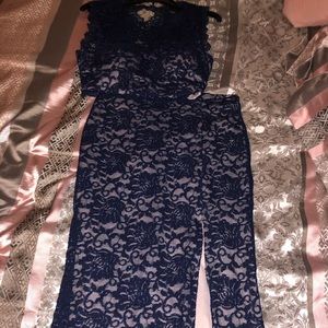 Navy blue dress